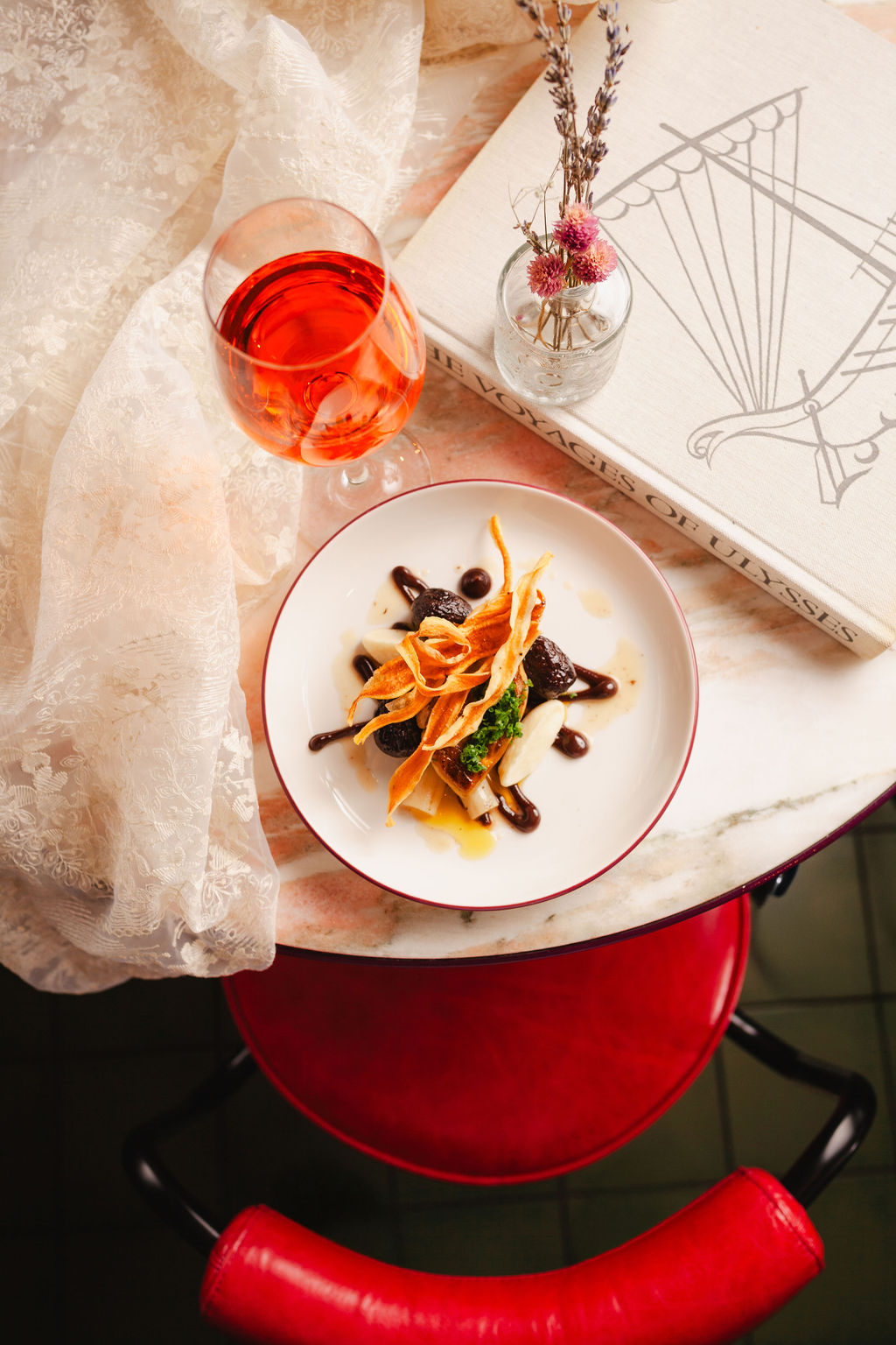 Dining table Setting At Byrdie's Ky